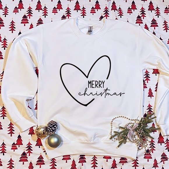 Elegant Design by Sabina Tops - Christmas Sweatshirt, New year sweatshirt, 2023 Merry Christmas